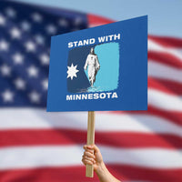 Stand with Minnesota Protest Sign Christian Jesus Minnesota Strong Subtle Anti ICE