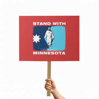 Stand with Minnesota Protest Sign Christian Jesus Minnesota Strong Subtle Anti ICE