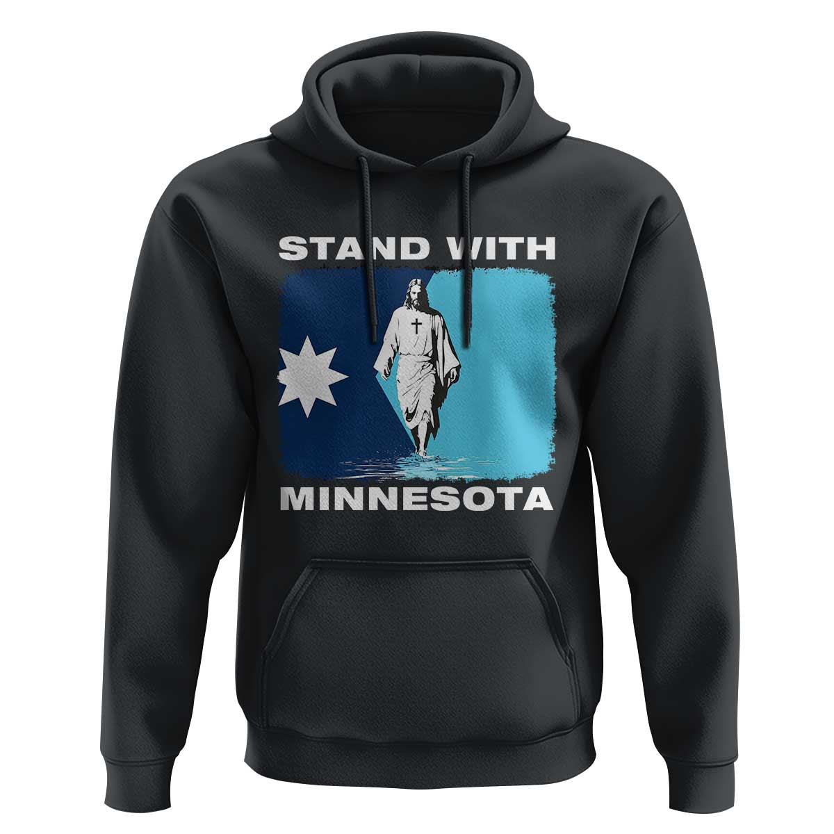 Stand with Minnesota Hoodie Christian Jesus Minnesota Strong Subtle Anti ICE