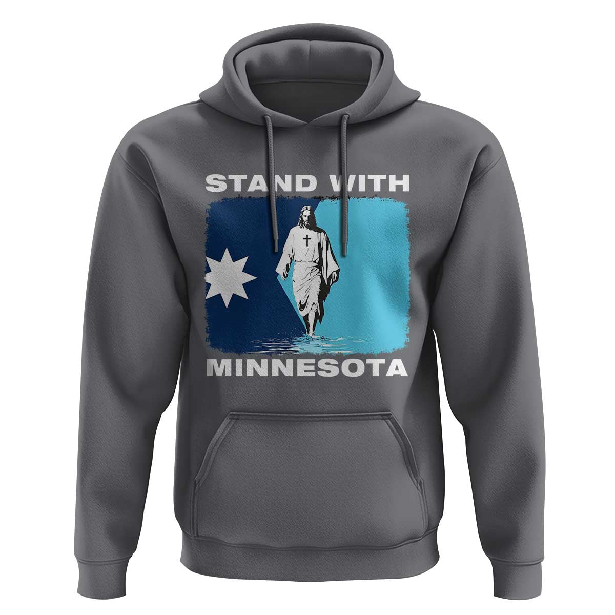 Stand with Minnesota Hoodie Christian Jesus Minnesota Strong Subtle Anti ICE