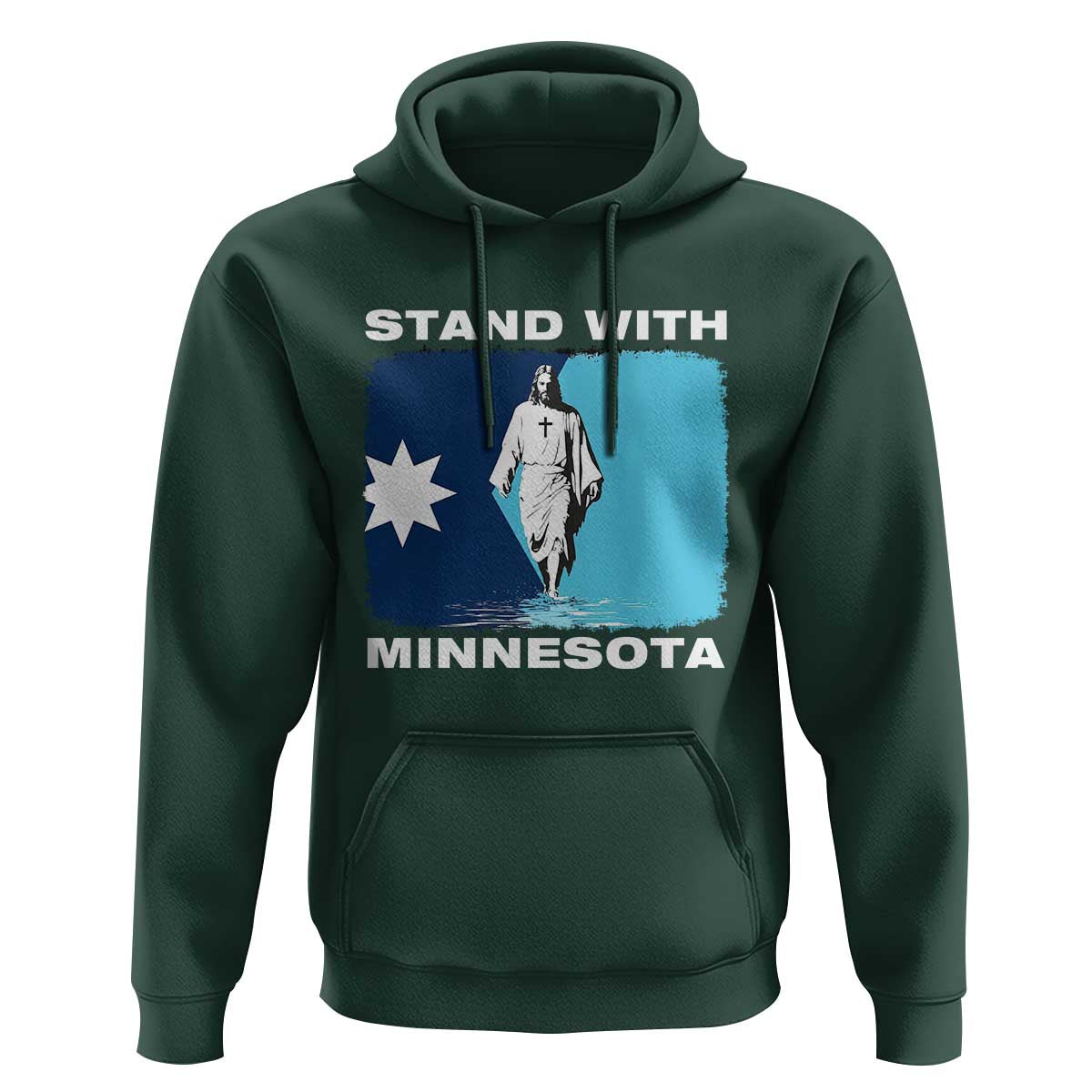 Stand with Minnesota Hoodie Christian Jesus Minnesota Strong Subtle Anti ICE