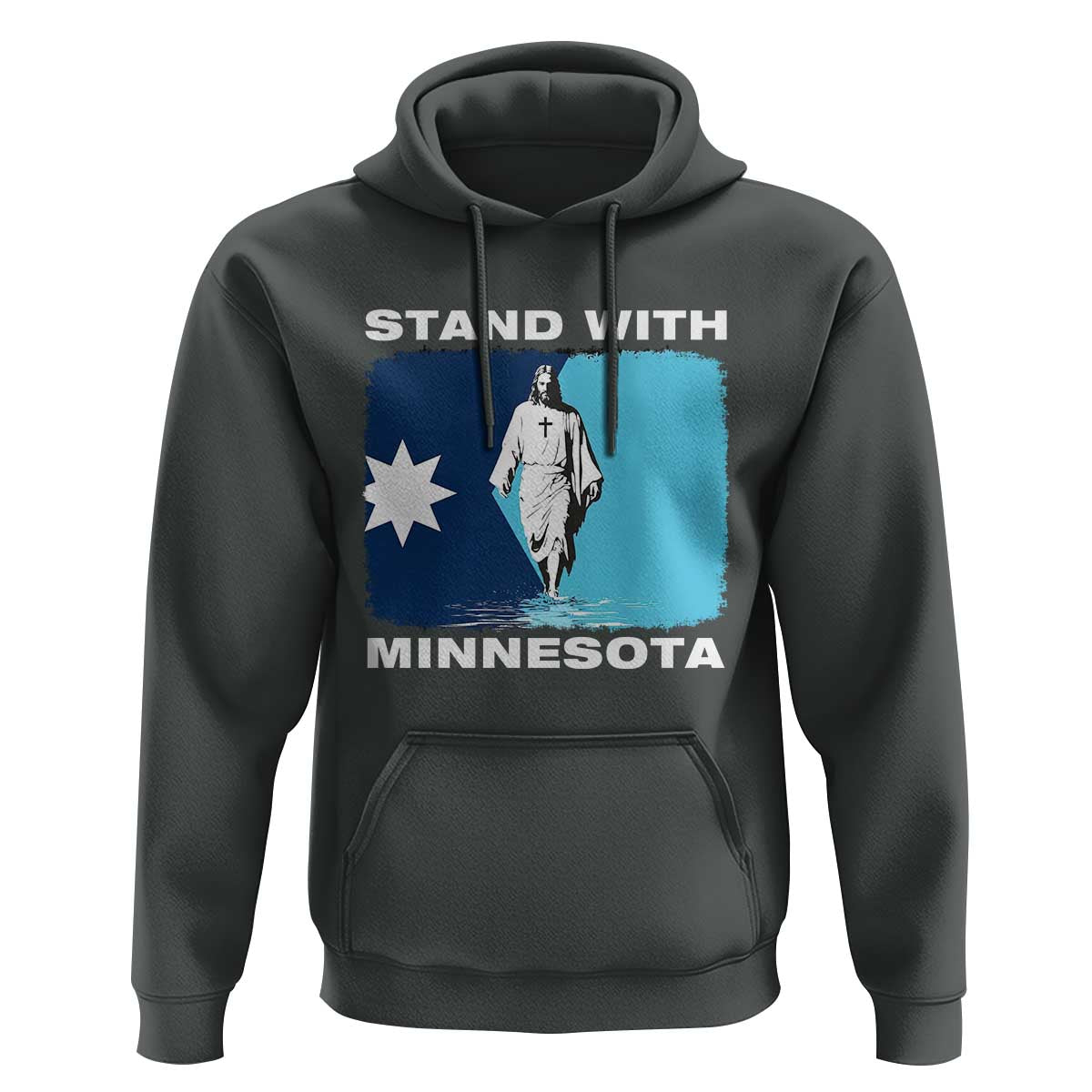 Stand with Minnesota Hoodie Christian Jesus Minnesota Strong Subtle Anti ICE