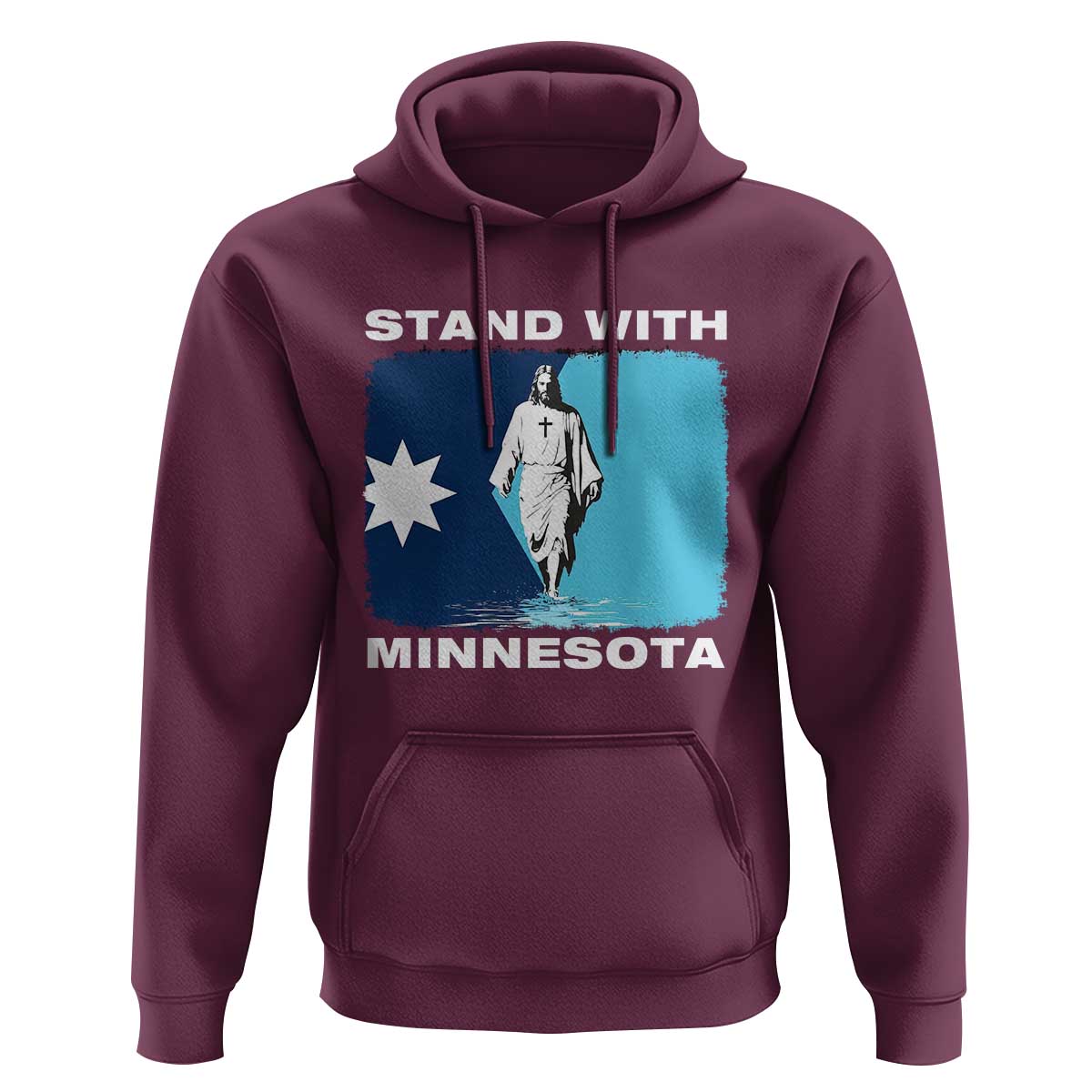 Stand with Minnesota Hoodie Christian Jesus Minnesota Strong Subtle Anti ICE