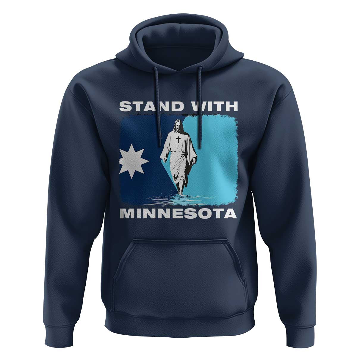 Stand with Minnesota Hoodie Christian Jesus Minnesota Strong Subtle Anti ICE