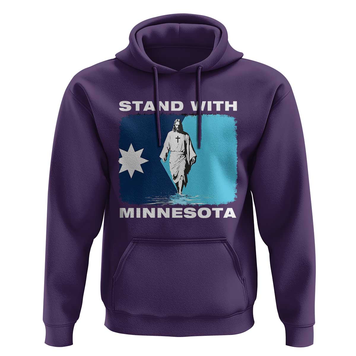 Stand with Minnesota Hoodie Christian Jesus Minnesota Strong Subtle Anti ICE