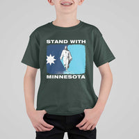 Stand with Minnesota T Shirt For Kid Christian Jesus Minnesota Strong Subtle Anti ICE