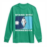 Stand with Minnesota Long Sleeve Shirt Christian Jesus Minnesota Strong Subtle Anti ICE