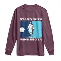Stand with Minnesota Long Sleeve Shirt Christian Jesus Minnesota Strong Subtle Anti ICE