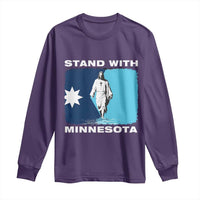 Stand with Minnesota Long Sleeve Shirt Christian Jesus Minnesota Strong Subtle Anti ICE