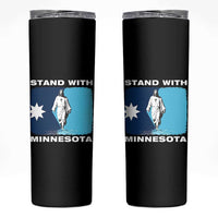 Stand with Minnesota Skinny Tumbler Christian Jesus Minnesota Strong Subtle Anti ICE