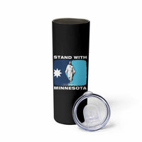 Stand with Minnesota Skinny Tumbler Christian Jesus Minnesota Strong Subtle Anti ICE
