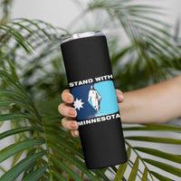 Stand with Minnesota Skinny Tumbler Christian Jesus Minnesota Strong Subtle Anti ICE
