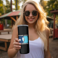 Stand with Minnesota Skinny Tumbler Christian Jesus Minnesota Strong Subtle Anti ICE
