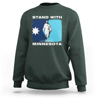 Stand with Minnesota Sweatshirt Christian Jesus Minnesota Strong Subtle Anti ICE