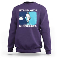 Stand with Minnesota Sweatshirt Christian Jesus Minnesota Strong Subtle Anti ICE