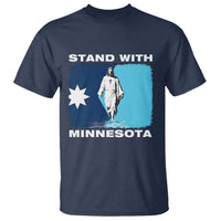 Stand with Minnesota T Shirt Christian Jesus Minnesota Strong Subtle Anti ICE