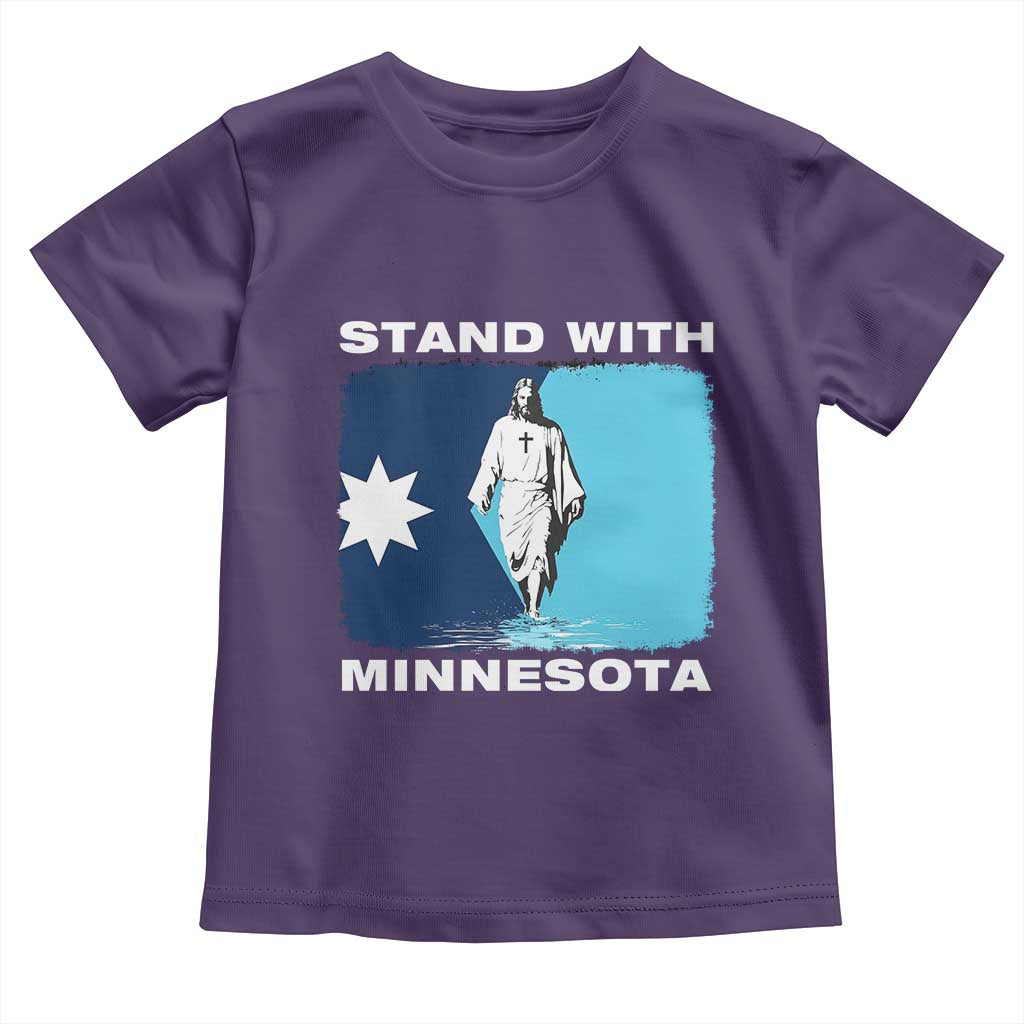 Stand with Minnesota Toddler T Shirt Christian Jesus Minnesota Strong Subtle Anti ICE