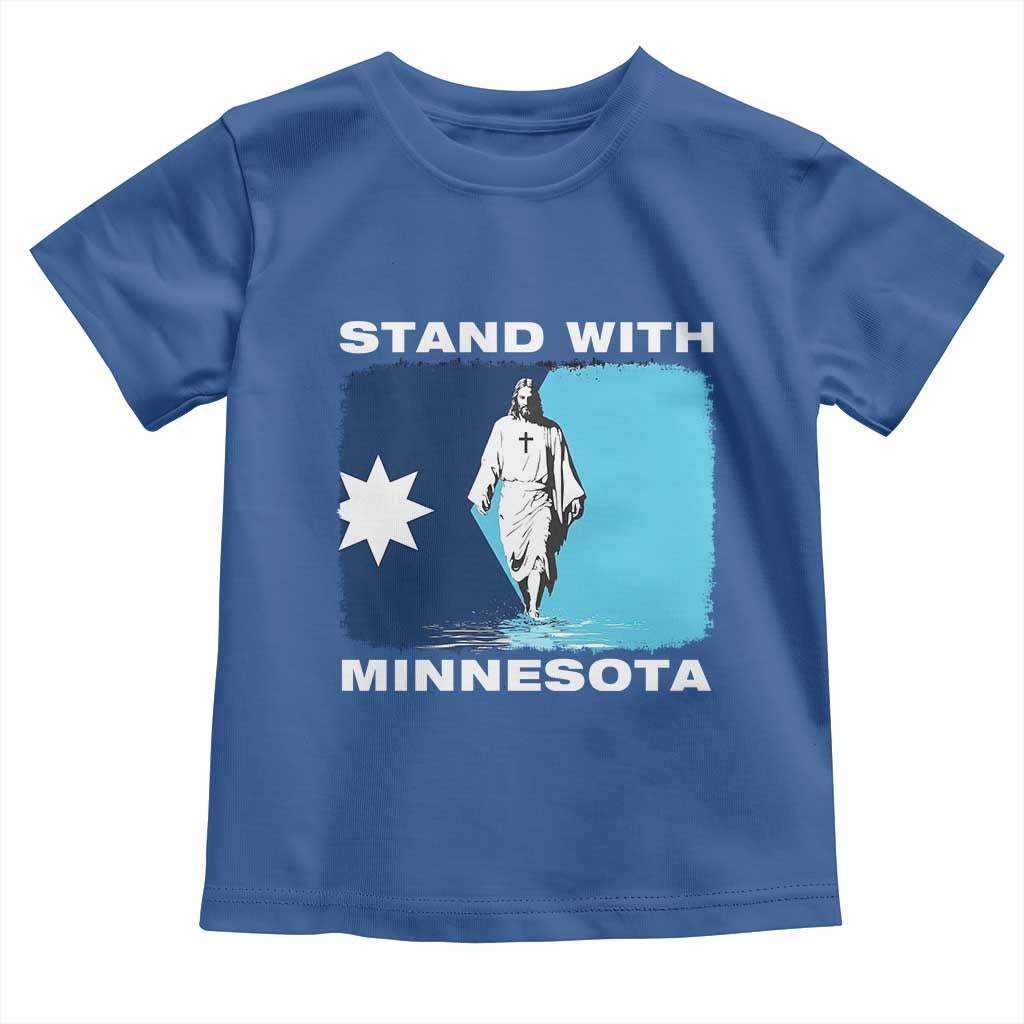 Stand with Minnesota Toddler T Shirt Christian Jesus Minnesota Strong Subtle Anti ICE