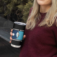 Stand with Minnesota Tumbler Cup Christian Jesus Minnesota Strong Subtle Anti ICE