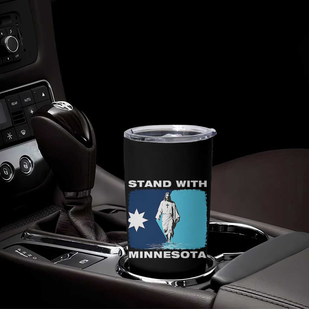 Stand with Minnesota Tumbler Cup Christian Jesus Minnesota Strong Subtle Anti ICE