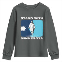 Stand with Minnesota Youth Sweatshirt Christian Jesus Minnesota Strong Subtle Anti ICE