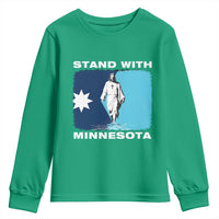 Stand with Minnesota Youth Sweatshirt Christian Jesus Minnesota Strong Subtle Anti ICE