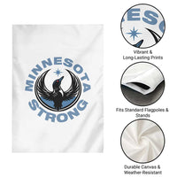 Minnesota Strong Garden Flag MN State Bird Loon Resistance Political Protest