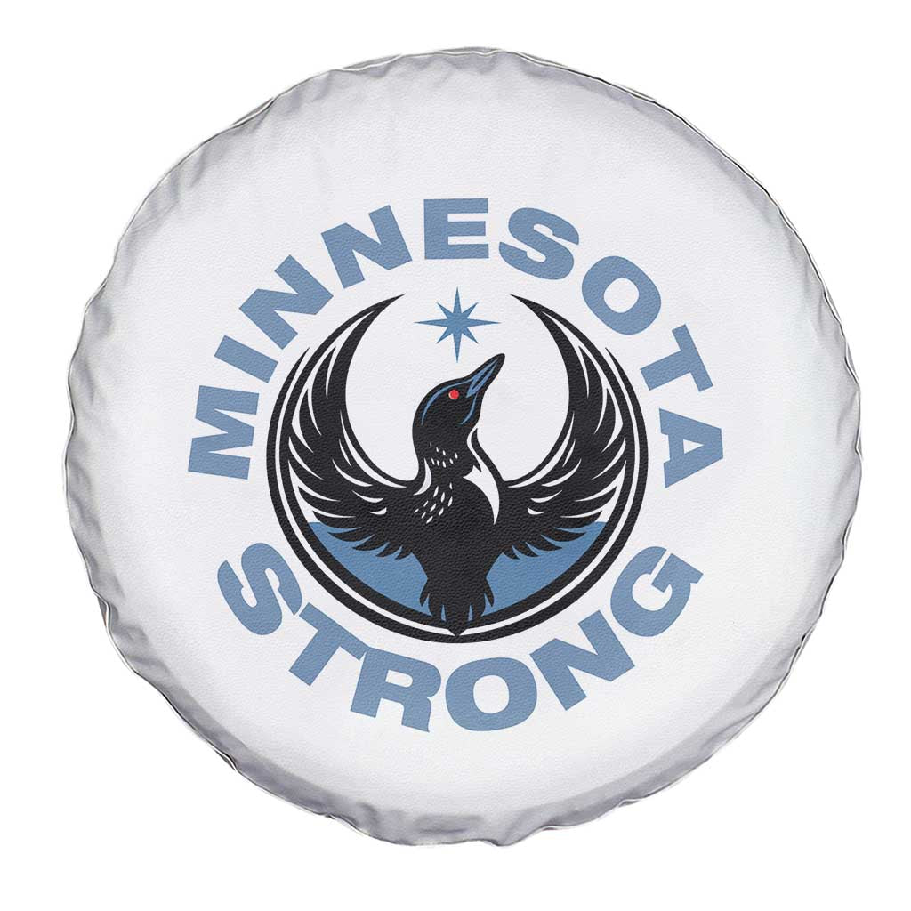 Minnesota Strong Spare Tire Cover MN State Bird Loon Resistance Political Protest