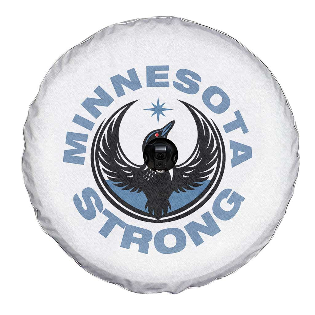 Minnesota Strong Spare Tire Cover MN State Bird Loon Resistance Political Protest