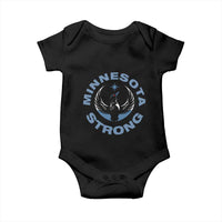 Minnesota Strong Baby Onesie MN State Bird Loon Resistance Political Protest