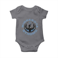 Minnesota Strong Baby Onesie MN State Bird Loon Resistance Political Protest