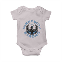 Minnesota Strong Baby Onesie MN State Bird Loon Resistance Political Protest