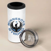 Minnesota Strong 4 in 1 Can Cooler Tumbler MN State Bird Loon Resistance Political Protest