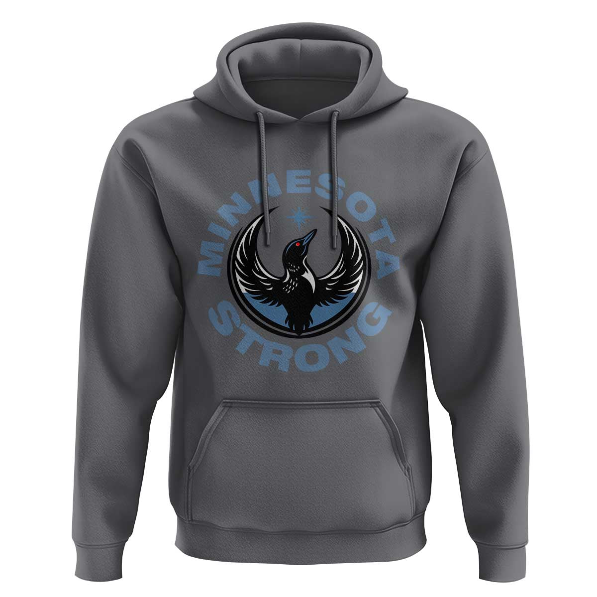 Minnesota Strong Hoodie MN State Bird Loon Resistance Political Protest