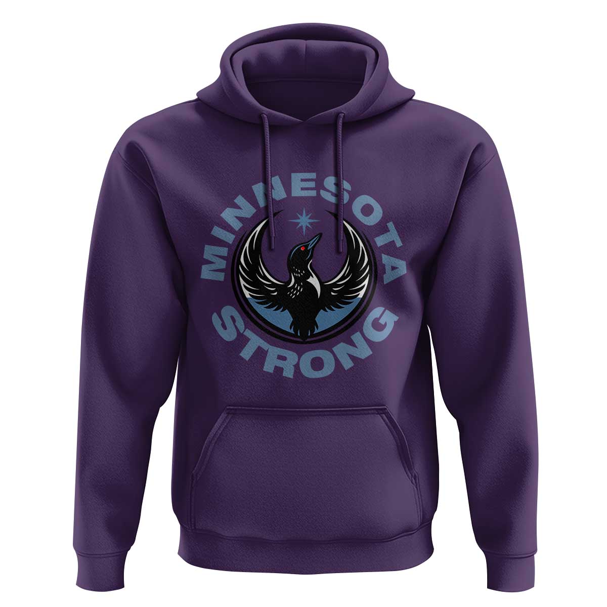 Minnesota Strong Hoodie MN State Bird Loon Resistance Political Protest