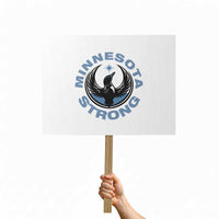 Minnesota Strong Protest Sign MN State Bird Loon Resistance Political Protest