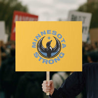 Minnesota Strong Protest Sign MN State Bird Loon Resistance Political Protest