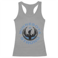 Minnesota Strong Racerback Tank Top MN State Bird Loon Resistance Political Protest