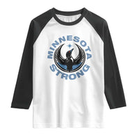 Minnesota Strong Raglan Shirt MN State Bird Loon Resistance Political Protest