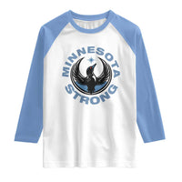 Minnesota Strong Raglan Shirt MN State Bird Loon Resistance Political Protest