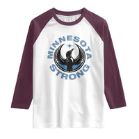 Minnesota Strong Raglan Shirt MN State Bird Loon Resistance Political Protest