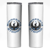 Minnesota Strong Skinny Tumbler MN State Bird Loon Resistance Political Protest