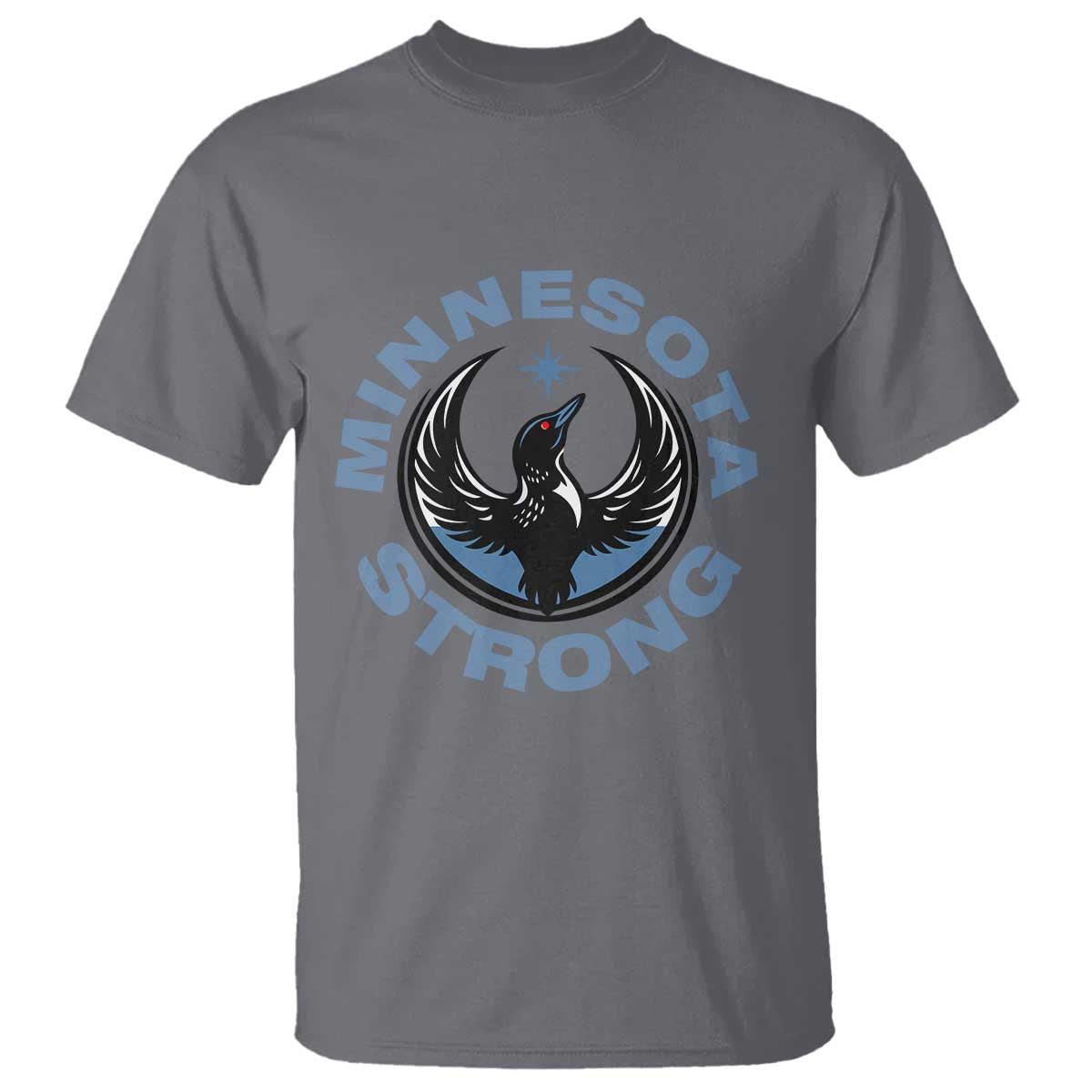 Minnesota Strong T Shirt MN State Bird Loon Resistance Political Protest