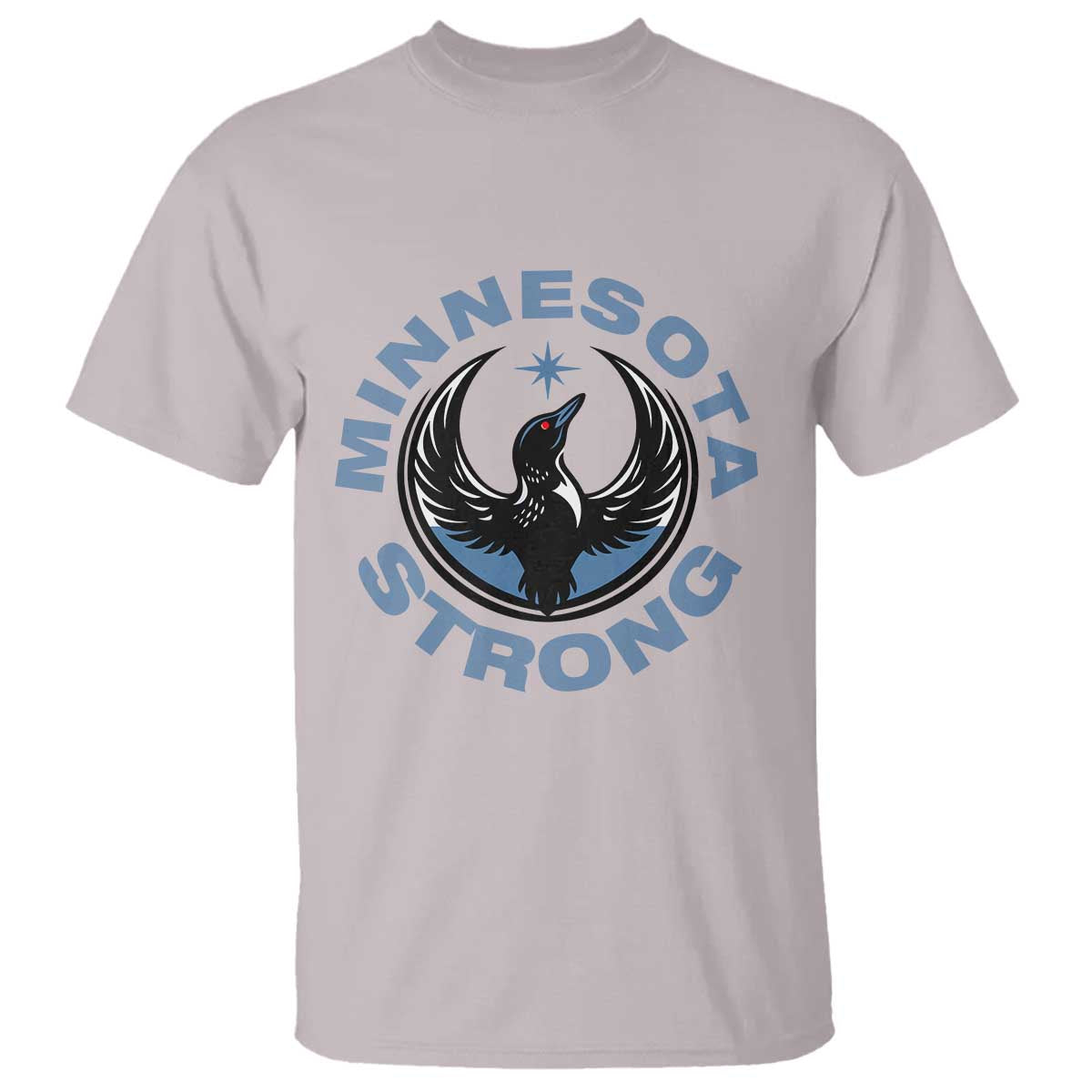 Minnesota Strong T Shirt MN State Bird Loon Resistance Political Protest