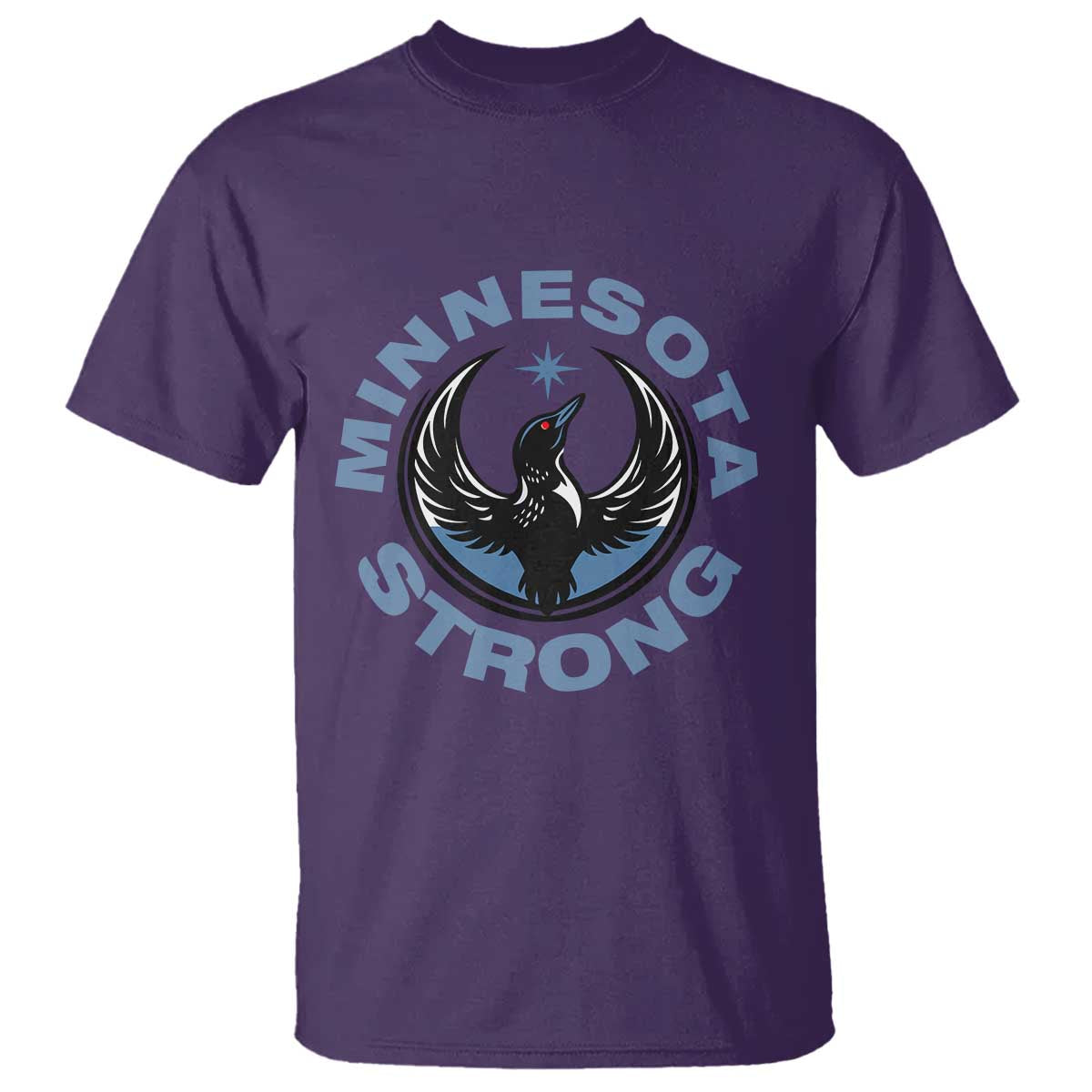 Minnesota Strong T Shirt MN State Bird Loon Resistance Political Protest