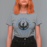 Minnesota Strong T Shirt For Women MN State Bird Loon Resistance Political Protest