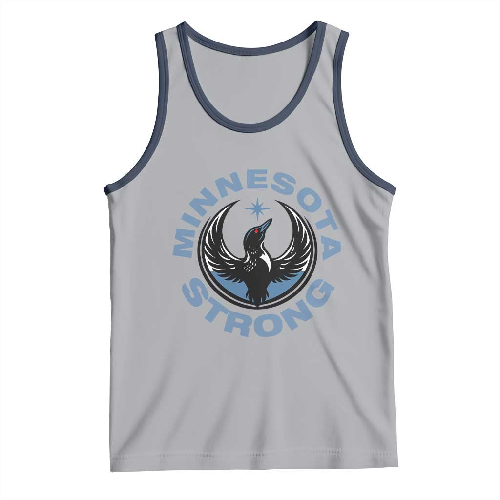 Minnesota Strong Tank Top MN State Bird Loon Resistance Political Protest