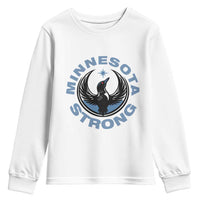 Minnesota Strong Youth Sweatshirt MN State Bird Loon Resistance Political Protest