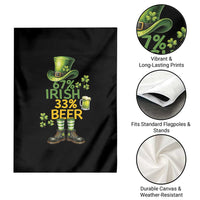 67 Irish 33 Beer Garden Flag Funny Six Seven Leprechaun Drinking Beer Lover