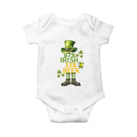 67 Irish 33 Beer Baby Onesie Funny Six Seven Leprechaun Drinking Beer Lover